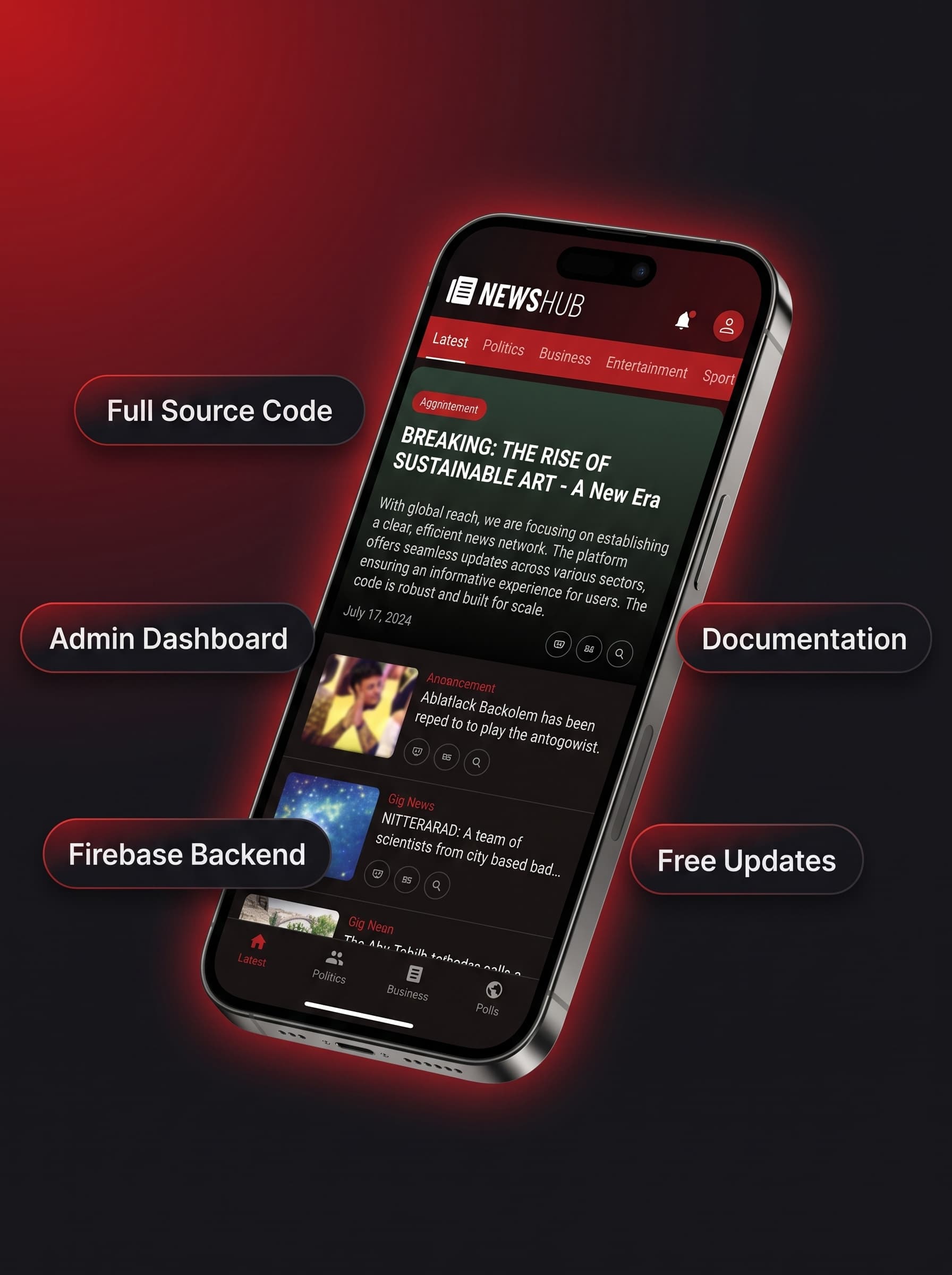 NewsHub — What's included in your purchase