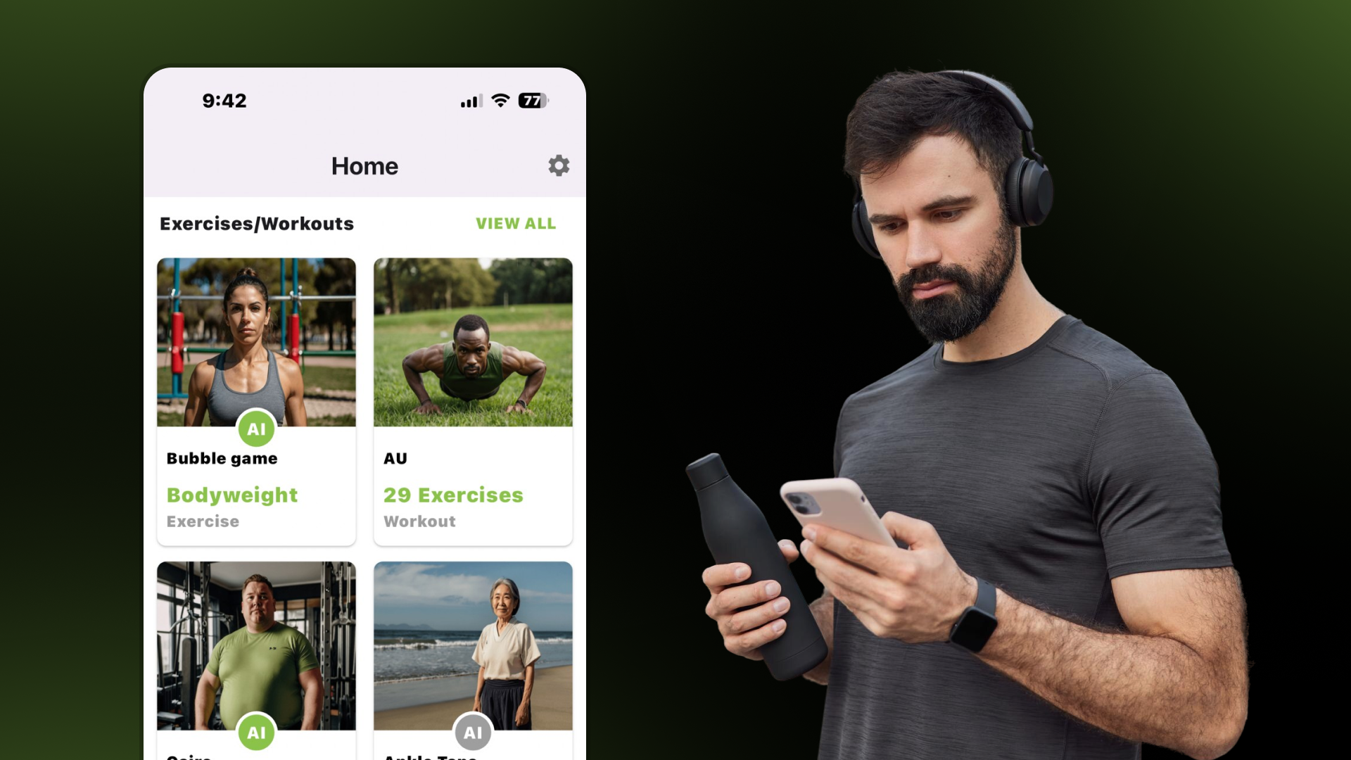 Fit-Q Pose Estimation Screen