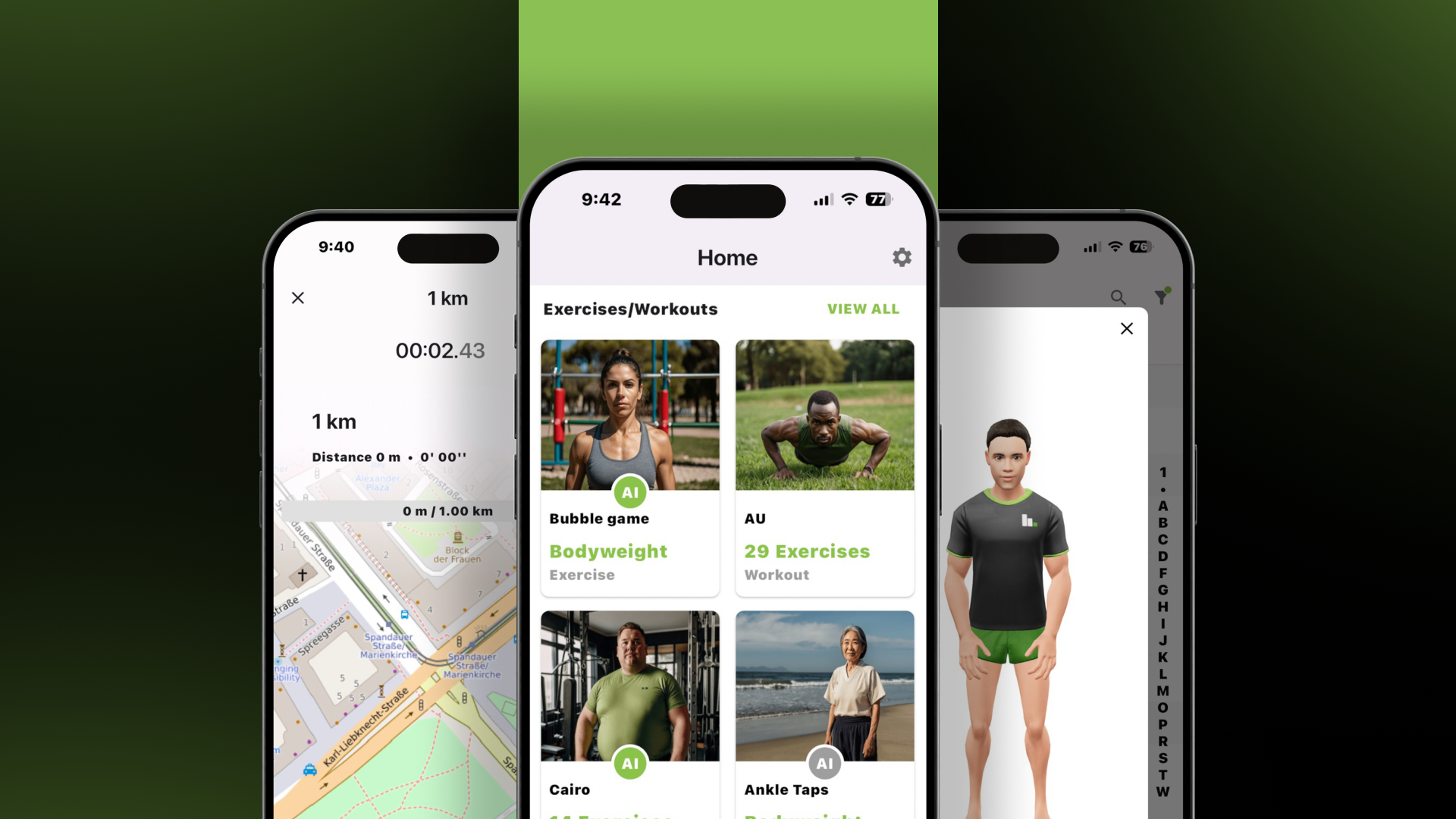 Fit-Q App Interface