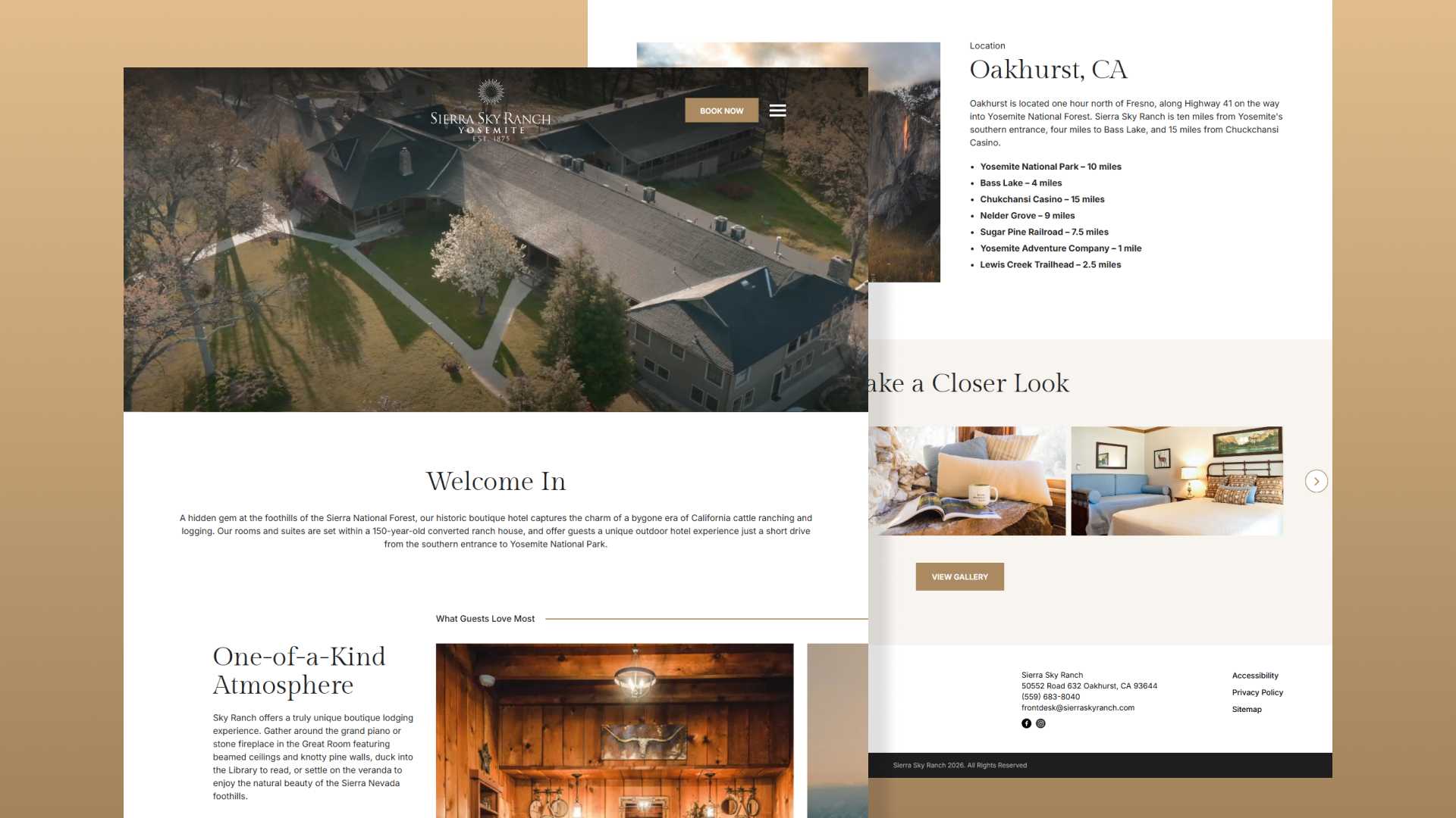 Sierra Sky Ranch UI Detail