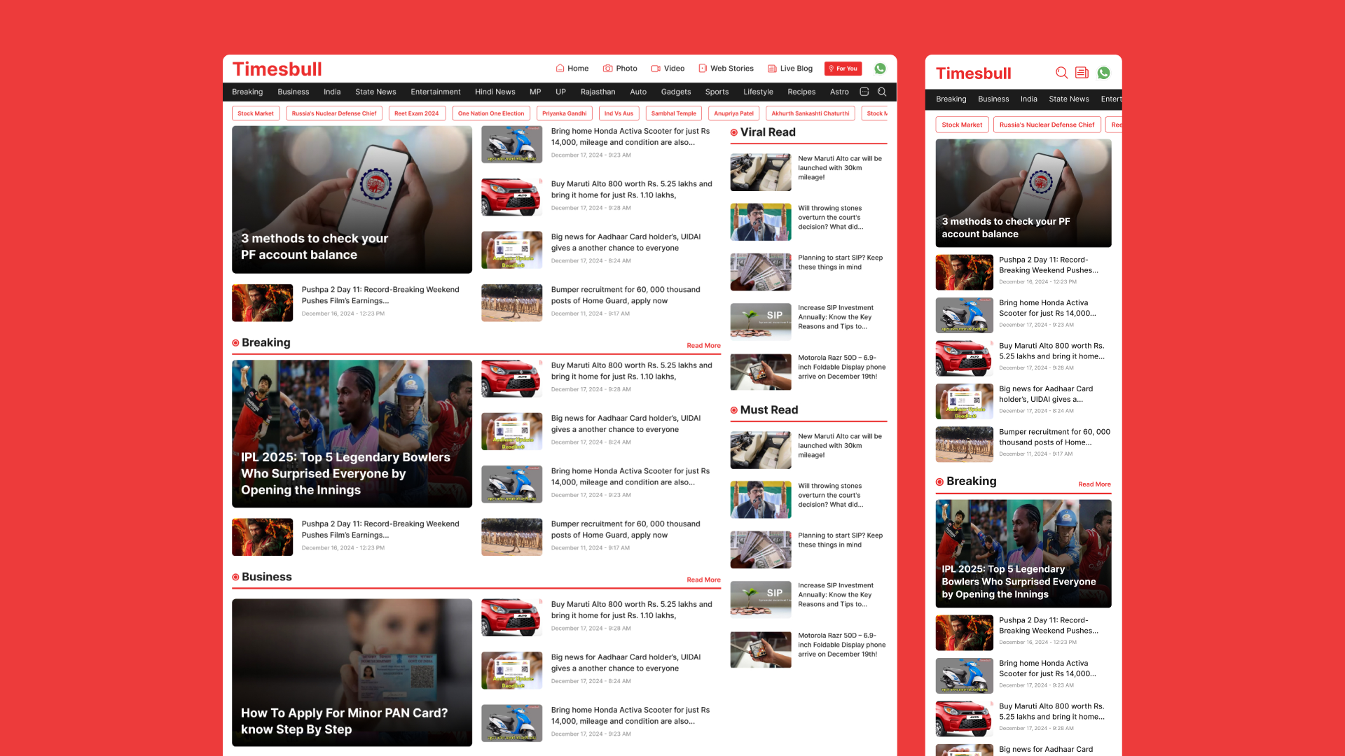 Timesbull Mobile App