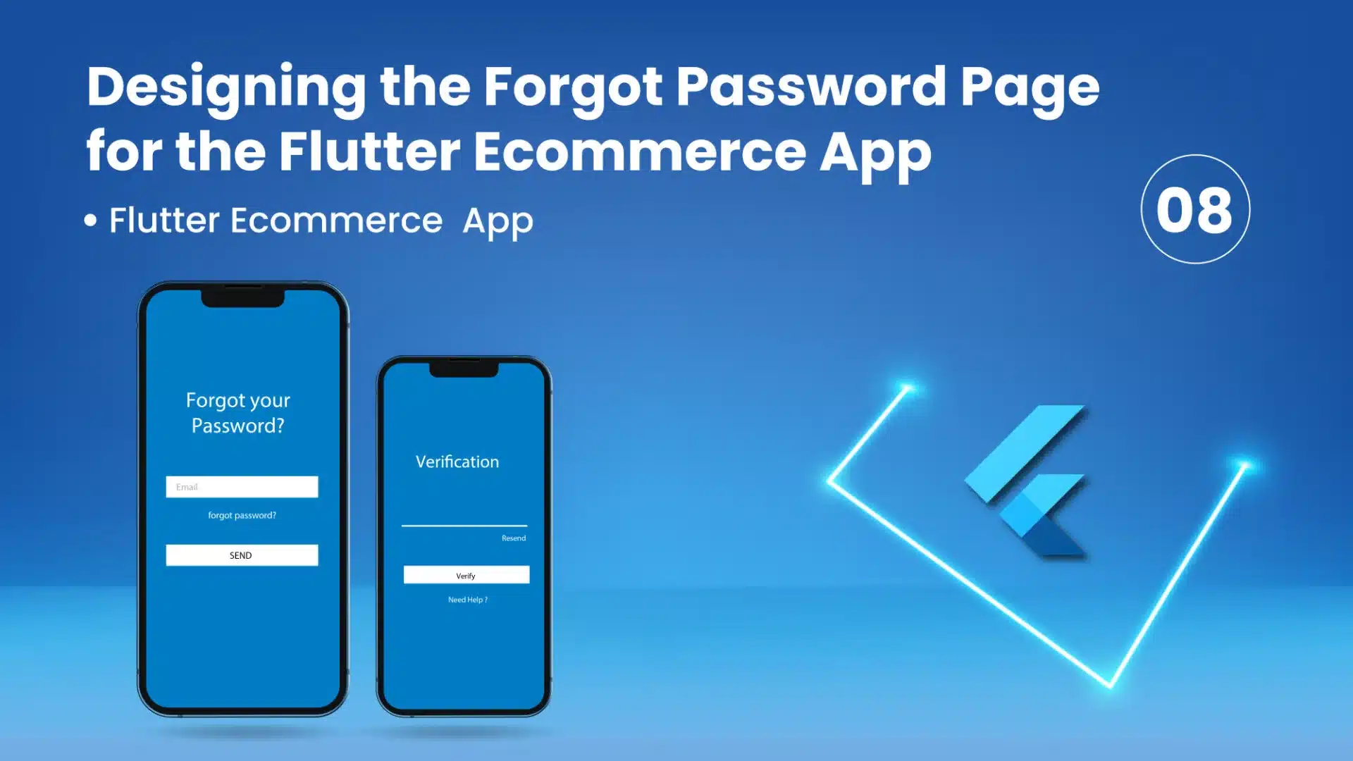 Design Forgot Password Page in Flutter Ecommerce