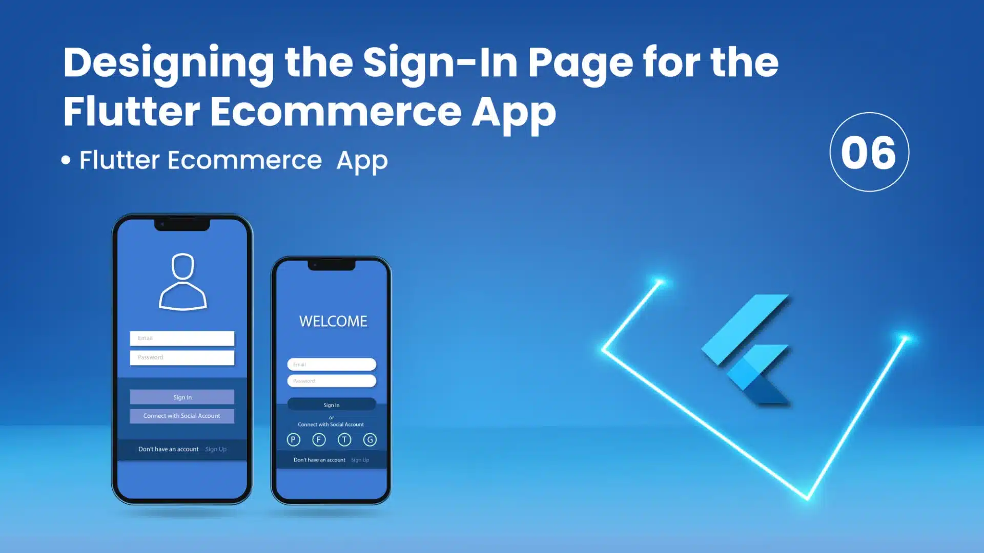 Designing the Sign-In Page for the Flutter Ecommerce App