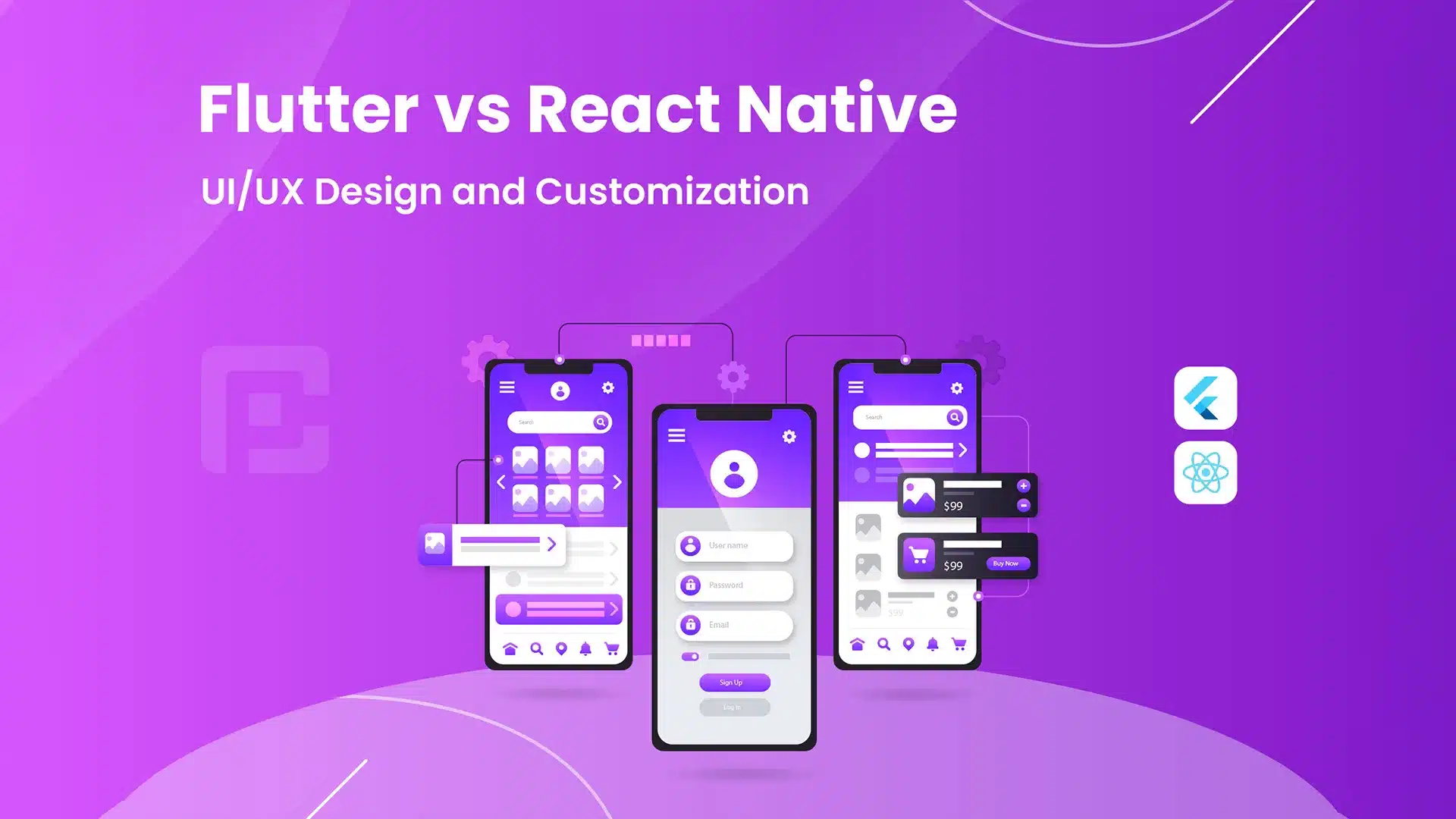 UI/UX Design Comparison: Flutter vs React Native