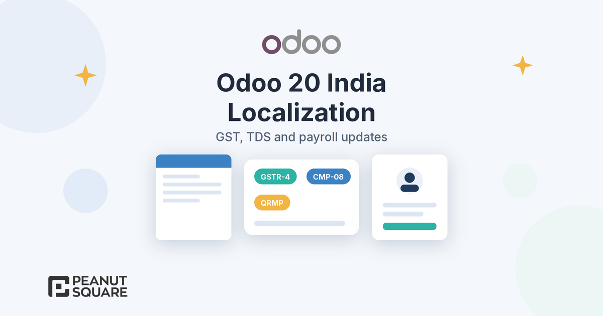Odoo 20 India Localization: GST, TDS and Payroll Updates