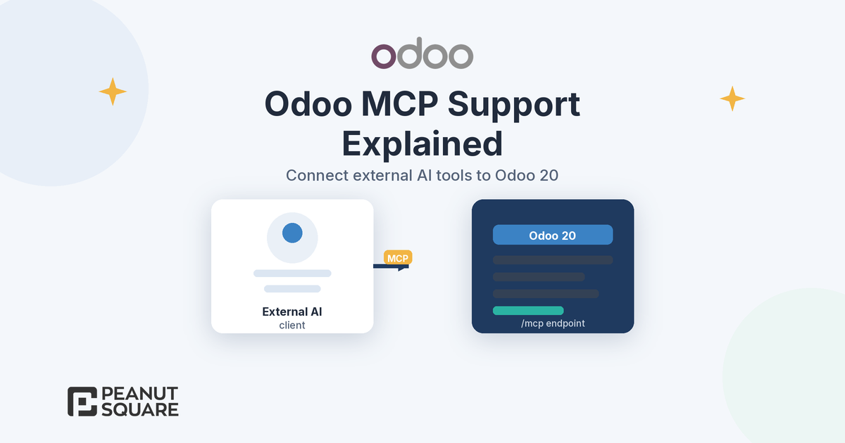 Odoo MCP Support Explained: Connecting External AI Tools to Odoo 20