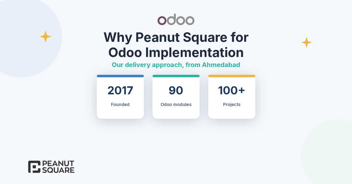 Why Peanut Square for Odoo Implementation: Our Delivery Approach