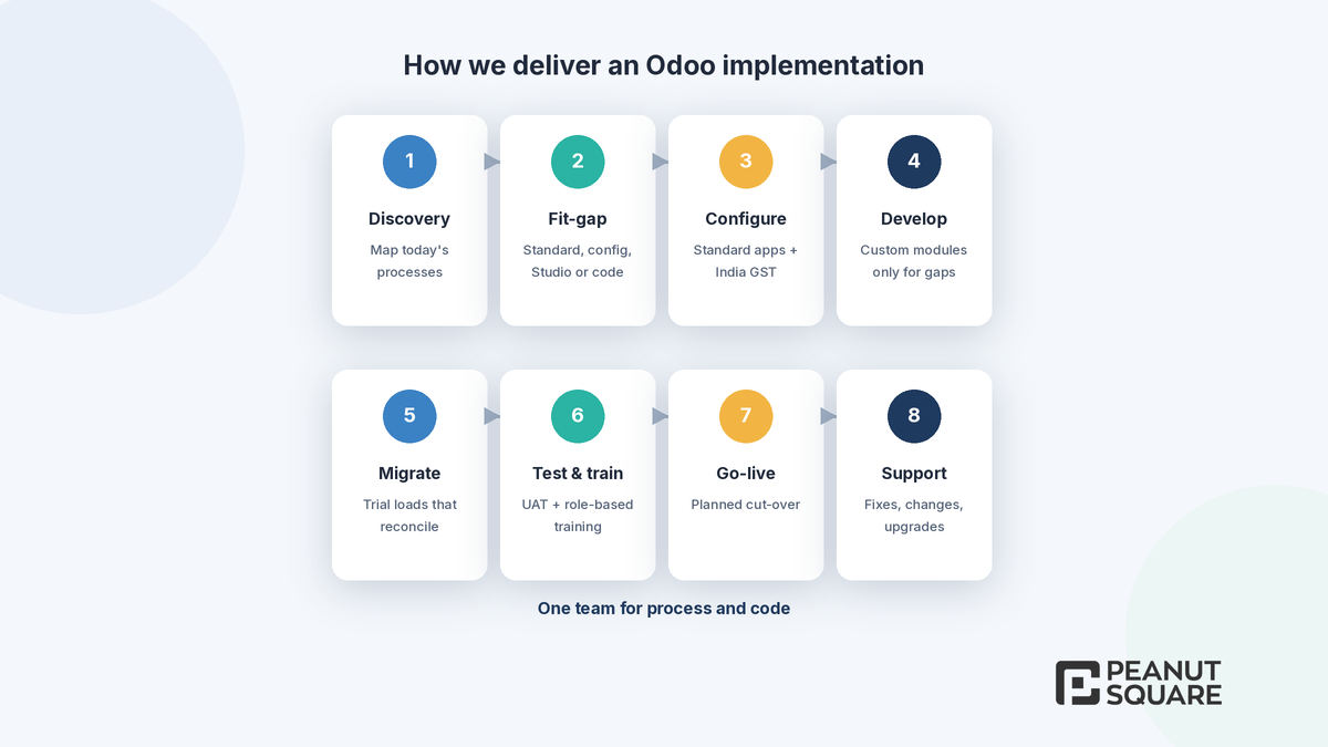 Peanut Square Odoo implementation process