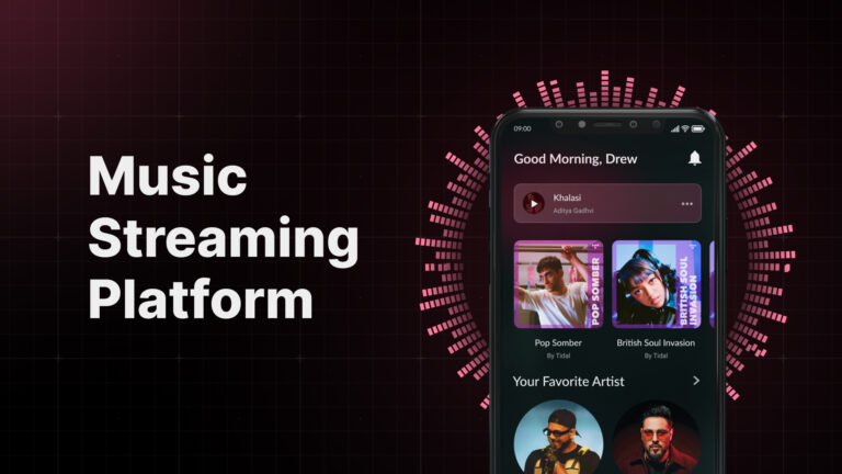 Music streaming platform development solution