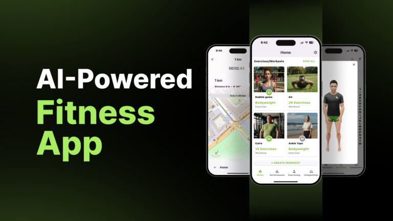 AI fitness app development using Flutter and Firebase